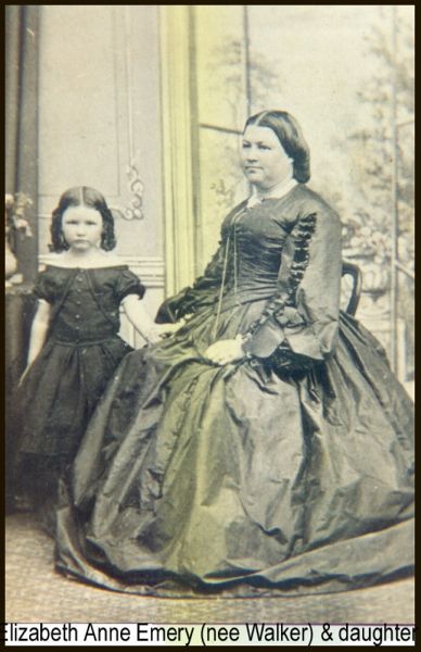 1864 Ida and Elizabeth Emery