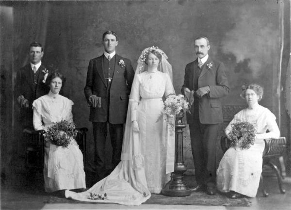 1905 Olive Haines wedding