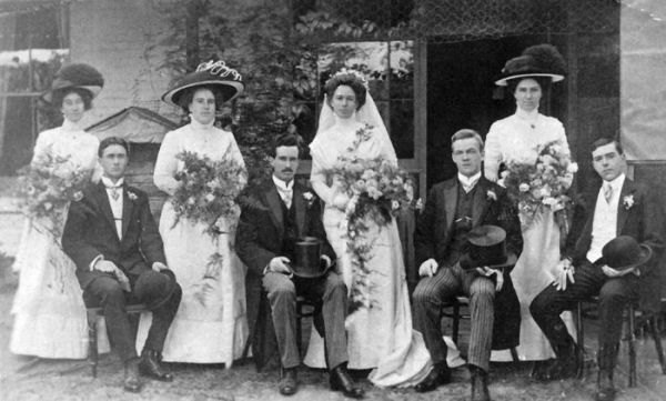 1911 Wedding - Ethel Shepherd, Edgar Horwood