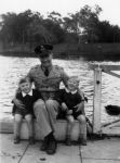 1943 18 River Torrens - David, Alan, John Shepherd