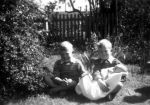 1945 05 Leslie St - David, John, Margaret Shepherd