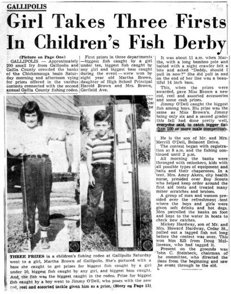 1950 03 Fishing Queen Martha Brown