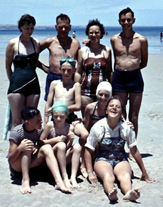 1961 West Beach - Muller families