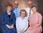 1995 Thelma, Alfred, Mabel, Ron, Heather Boase